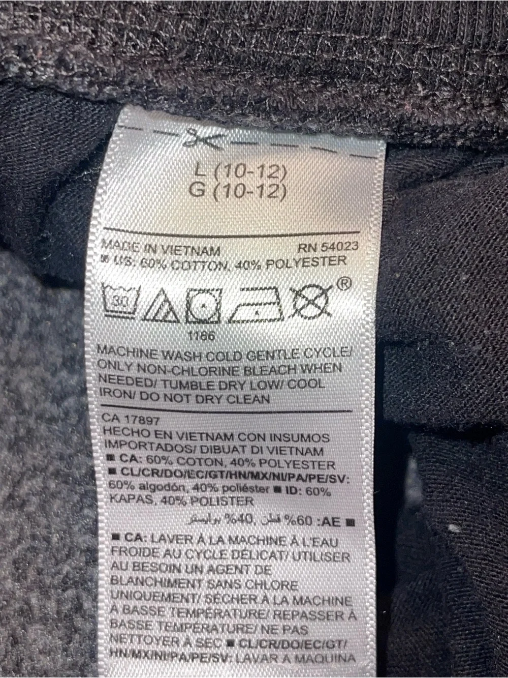Old Navy Charcoal Gray Kids' Jogger Sweatpants with Zip Pockets